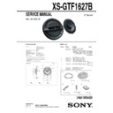 xs-gtf1627b service manual