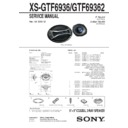 Sony XS-GTF6936 Service Manual