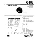 xs-h05 (serv.man2) service manual