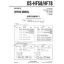 Sony XS-HF58 (serv.man2) Service Manual