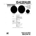 Sony XS-HL520 (serv.man2) Service Manual