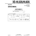 Sony XS-HL535 (serv.man2) Service Manual