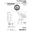 Sony XS-L101P5S Service Manual
