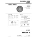 Sony XS-L1035D4 Service Manual