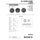 Sony XS-L104P5B Service Manual