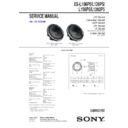 Sony XS-L106P5 Service Manual