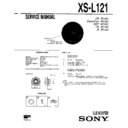 Sony XS-L121 Service Manual