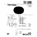 Sony XS-L690 Service Manual