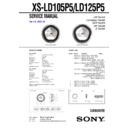 Sony XS-LD105P5 Service Manual