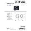 Sony XS-PK120LC Service Manual