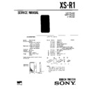 Sony XS-R1 (serv.man2) Service Manual