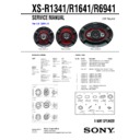 xs-r1341 service manual