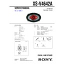 Sony XS-V4642A Service Manual