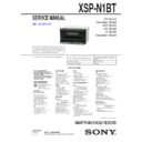 Sony XSP-N1BT Service Manual