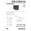 Sony XVM-6100, XVM-61EX (serv.man2) Service Manual