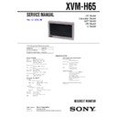 xvm-h65 service manual