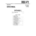 Sony DSC-F1 (serv.man4) Service Manual