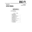 Sony DSC-F1 (serv.man5) Service Manual