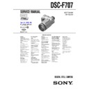 dsc-f707 (serv.man3) service manual