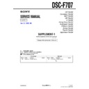 Sony DSC-F707 (serv.man5) Service Manual
