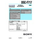 Sony DSC-F717 (serv.man4) Service Manual