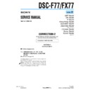 dsc-f77, dsc-fx77 (serv.man11) service manual
