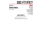 dsc-f77, dsc-fx77 (serv.man6) service manual