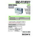 dsc-f77, dsc-fx77 service manual