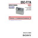 Sony DSC-F77A (serv.man2) Service Manual