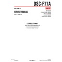 Sony DSC-F77A (serv.man3) Service Manual
