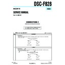 Sony DSC-F828 (serv.man10) Service Manual