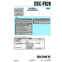 Sony DSC-F828 (serv.man4) Service Manual