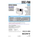 Sony DSC-F88 (serv.man2) Service Manual