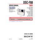 Sony DSC-F88 (serv.man3) Service Manual