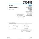 Sony DSC-F88 (serv.man6) Service Manual