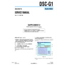 Sony DSC-G1 (serv.man5) Service Manual