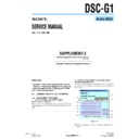 Sony DSC-G1 (serv.man6) Service Manual