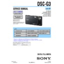 Sony DSC-G3 (serv.man2) Service Manual