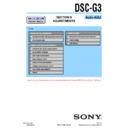 Sony DSC-G3 (serv.man3) Service Manual