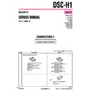 Sony DSC-H1 (serv.man9) Service Manual