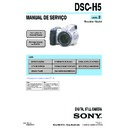 Sony DSC-H5 (serv.man12) Service Manual