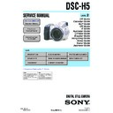 Sony DSC-H5 (serv.man2) Service Manual