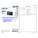 Sony DSC-H55 (serv.man2) Service Manual