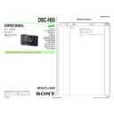 Sony DSC-H55 Service Manual