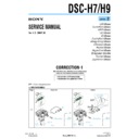 Sony DSC-H7, DSC-H9 (serv.man8) Service Manual