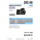 Sony DSC-H9 (serv.man2) Service Manual