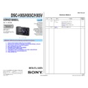 Sony DSC-HX5, DSC-HX5C, DSC-HX5V (serv.man2) Service Manual