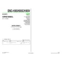 Sony DSC-HX5, DSC-HX5C, DSC-HX5V (serv.man6) Service Manual