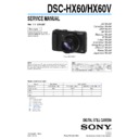 Sony DSC-HX60, DSC-HX60V Service Manual
