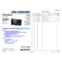 Sony DSC-HX9, DSC-HX9V (serv.man2) Service Manual